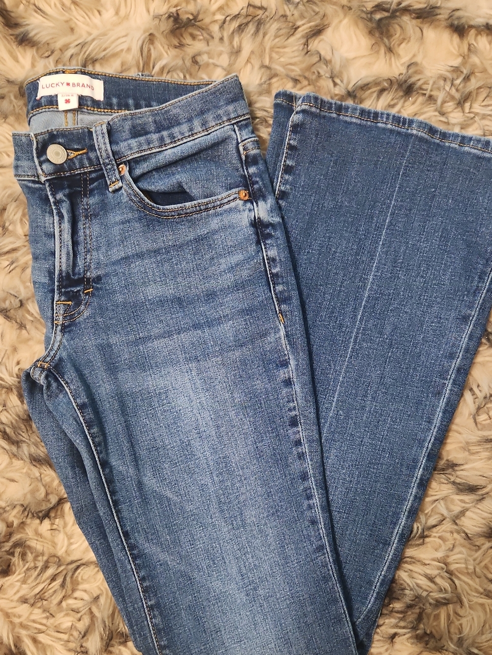 Lucky Brand Women's Medium Blue Flare Jeans